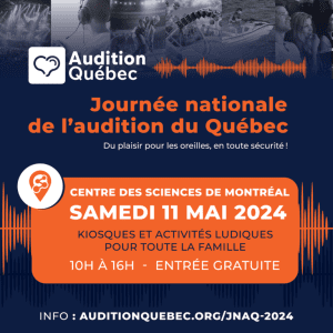 Affiche Journée nationale de l'audition du Québec